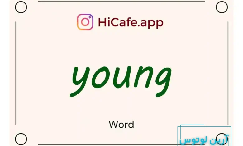 Meaning and usage of young word