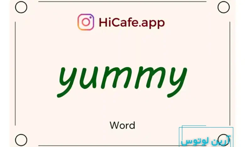 Meaning and usage of yummy word