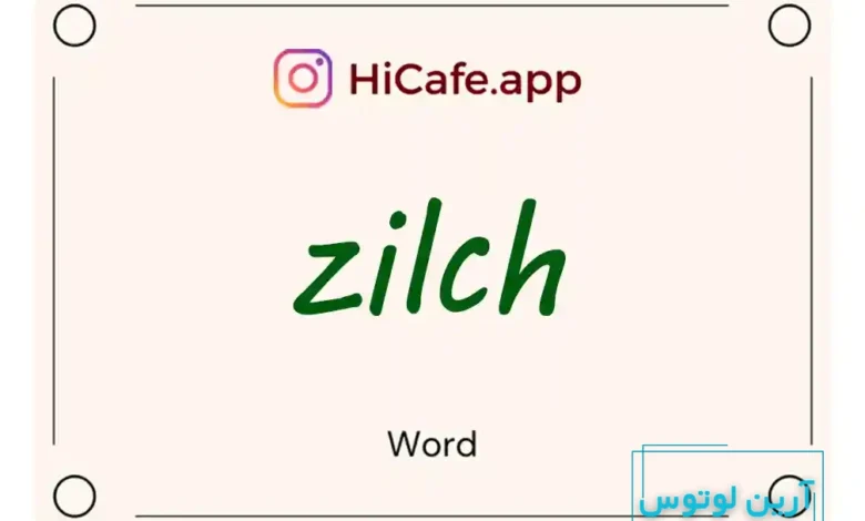 Meaning and usage of zilch word