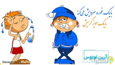 با یک غوره سردیش می‌کنه