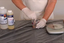 how to mix resin and hardner