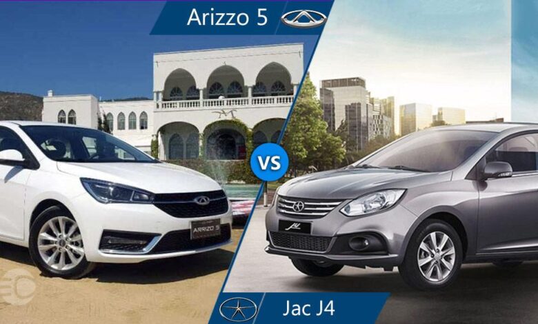 مقایسه جک j4 و چری آریزو 5