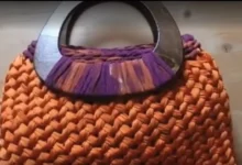 آموزش بافت سبد تریکو با کفی چوبی