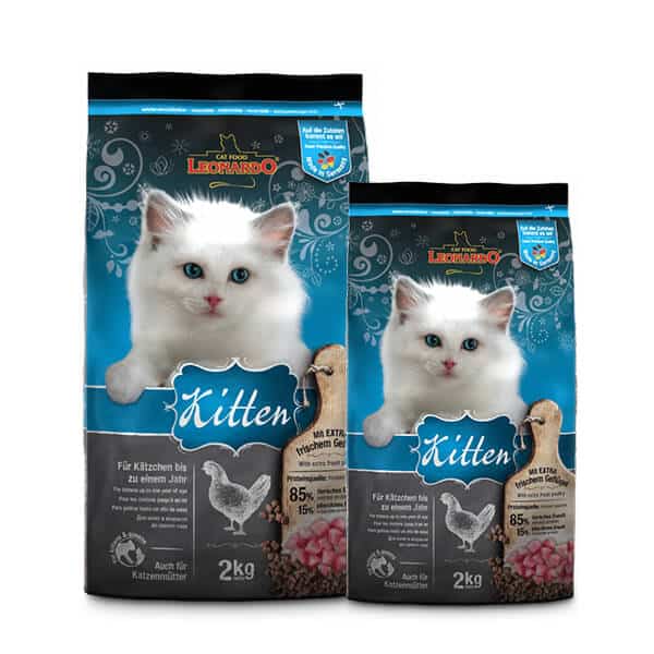 غذای خشک بچه گربه لئوناردو با طعم مرغ