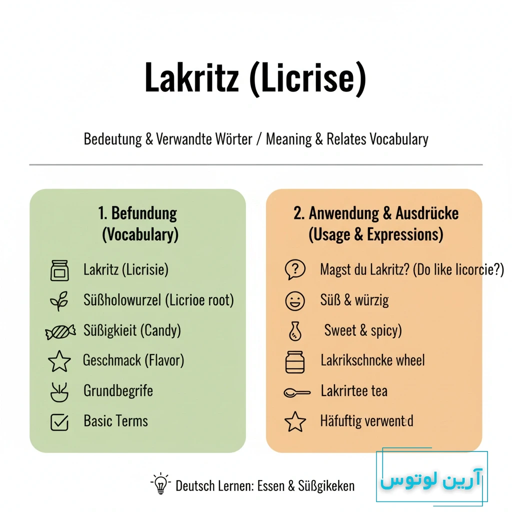 شیرین بیان به آلمانی