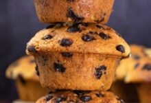 مافین شکلات چیپسی