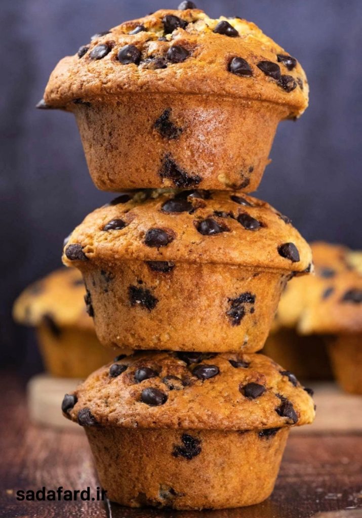 مافین شکلات چیپسی و طرز تهیه آن
