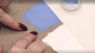 تفاوت رنگ مولتی سورفیس با اکریلیک