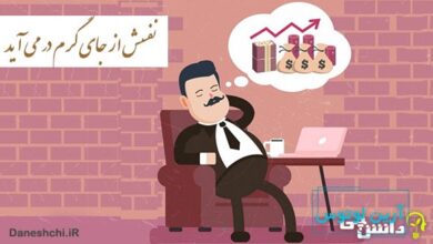 ضرب المثل نفسش از جای گرم در می آید