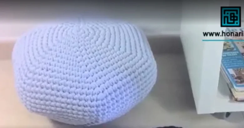 آموزش بافت پاف با دست