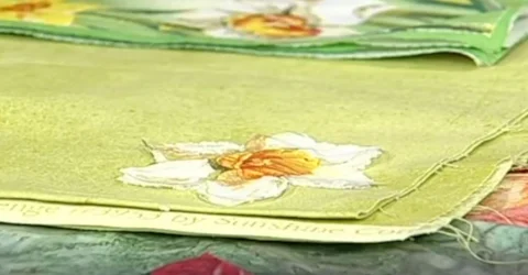 نقاشی با دستمال کاغذی و چسب چوب