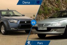 مقایسه دنا و پژو پارس