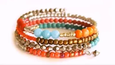 اموزش گردنبند مروارید پیچی