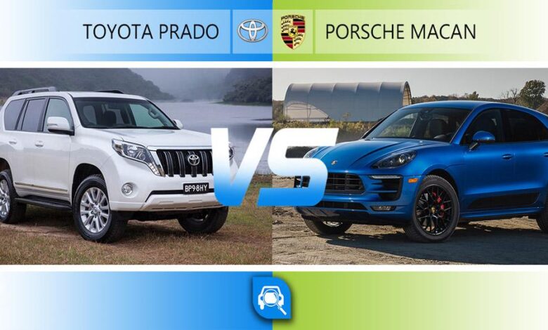 مقایسه تویوتا پرادو و پورشه ماکان