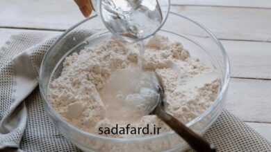 نقش آب در پخت نان