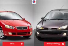 مقایسه رانا با 206 sd | تفاوت های رانا و 206 صندوقدار چیست