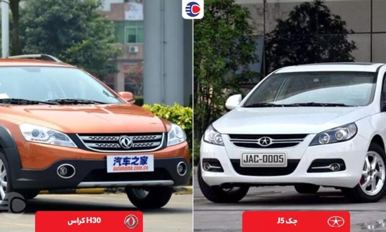 مقایسه h30 کراس با جک j5