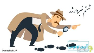 معنی ضرب المثل شستم خبردار شد