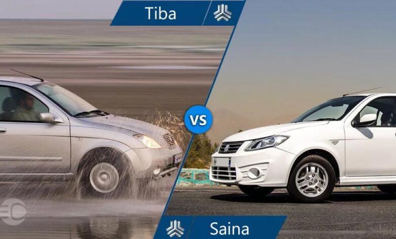 مقایسه ساینا با تیبا