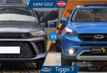 مقایسه اس دبلیو ام G01F با چری تیگو 7