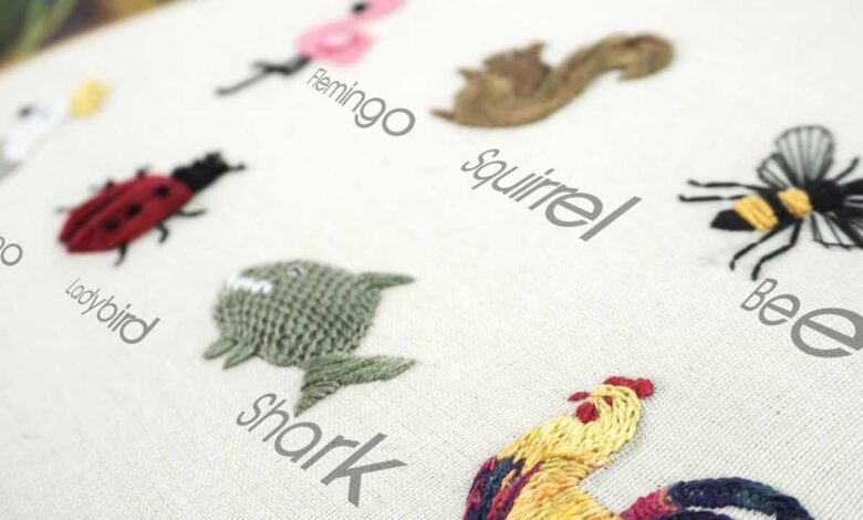 آموزش گلدوزی حیوانات