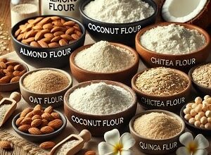 انواع آرد کم کالری برای رژیم