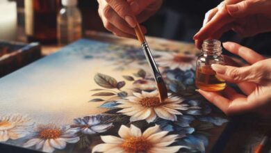 use clear varnish on painting on canva