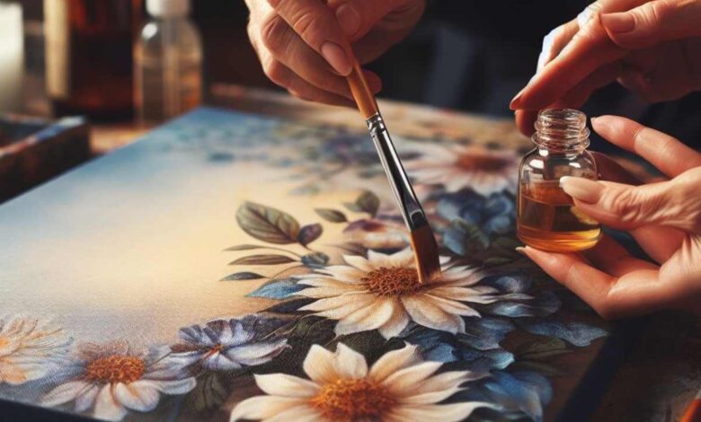 use clear varnish on painting on canva