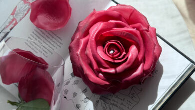 آموزش ساخت شمع گل روسی