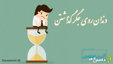 دندان روی جگر گذاشتن