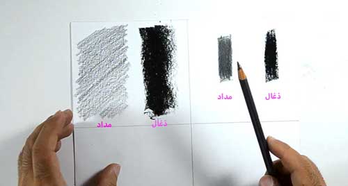 طراحی با ذغال و مداد 