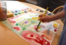 نقاشی آبرنگ کودکان