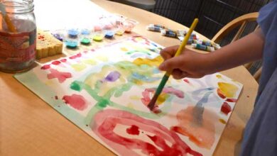 نقاشی آبرنگ کودکان