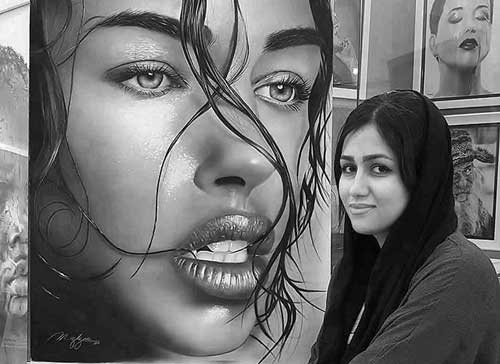 نمونه کارهای زیبای سیاه قلم-3