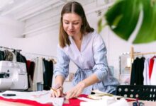 در حال طراحی پارچه