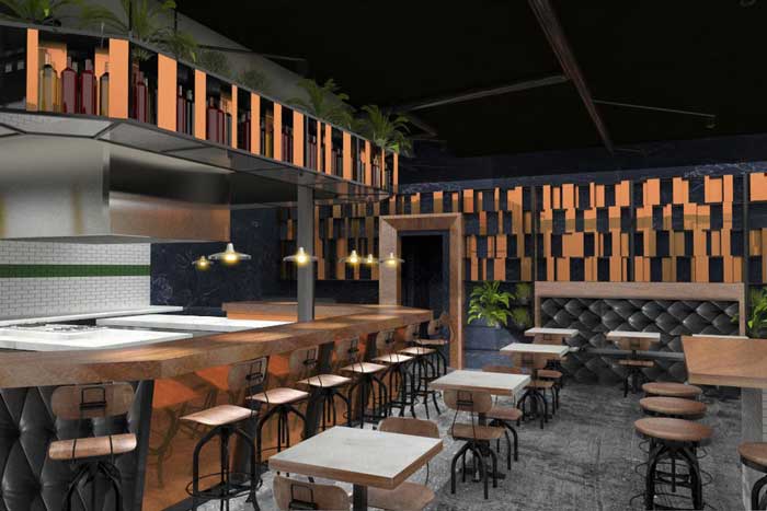 چیدمان کافه به سبک ایتالیایی