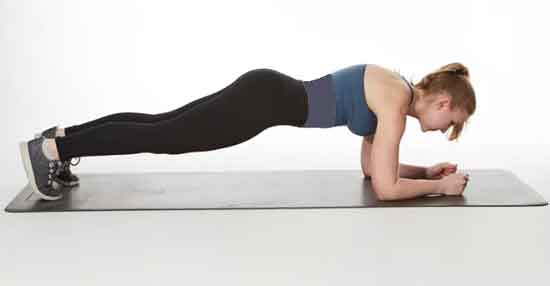 پلانک روی ساعد