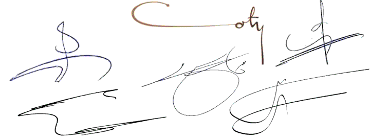 امضاهای مختلف