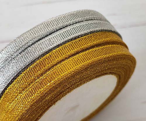 روبان تیتانیوم / زری‌دار (Metallic/Lamé Ribbon)