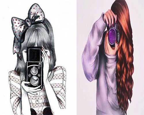 نقاشی فانتزی دخترانه-1