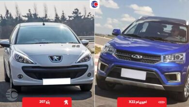 مقایسه پژو 207 با MVM X22