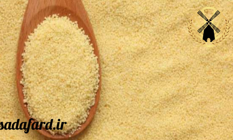 کاربرد آرد سمولینا
