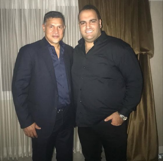 بهداد سلیمی در کنار علی دایی