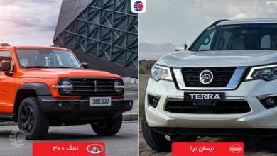 مقایسه نیسان ترا با تانک 300