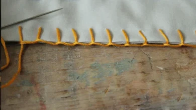 آموزش تصویری دوخت دندان موشی + ویدئو | روی انواع پارچه