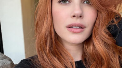 رنگ موی زیبای اما رابرتس