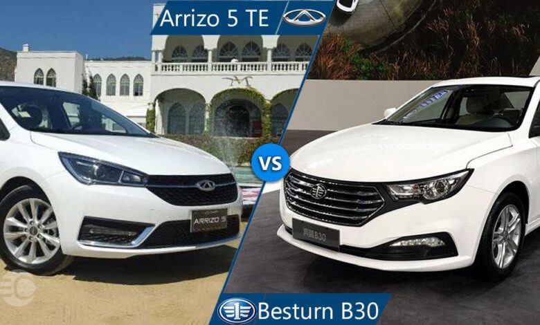 مقایسه بسترن b30 و آریزو 5 توربو