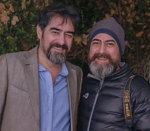 شهاب حسینی و دوست او در صحنه ضبط