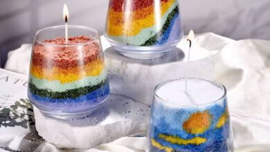 شمع پودری: راهنمای کامل رنگآمیزی و ساخت شمع با پارافین پودری