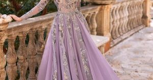 طرح جواهردوزی روی لباس مجلسی